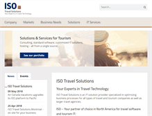 Tablet Screenshot of isotravel.com